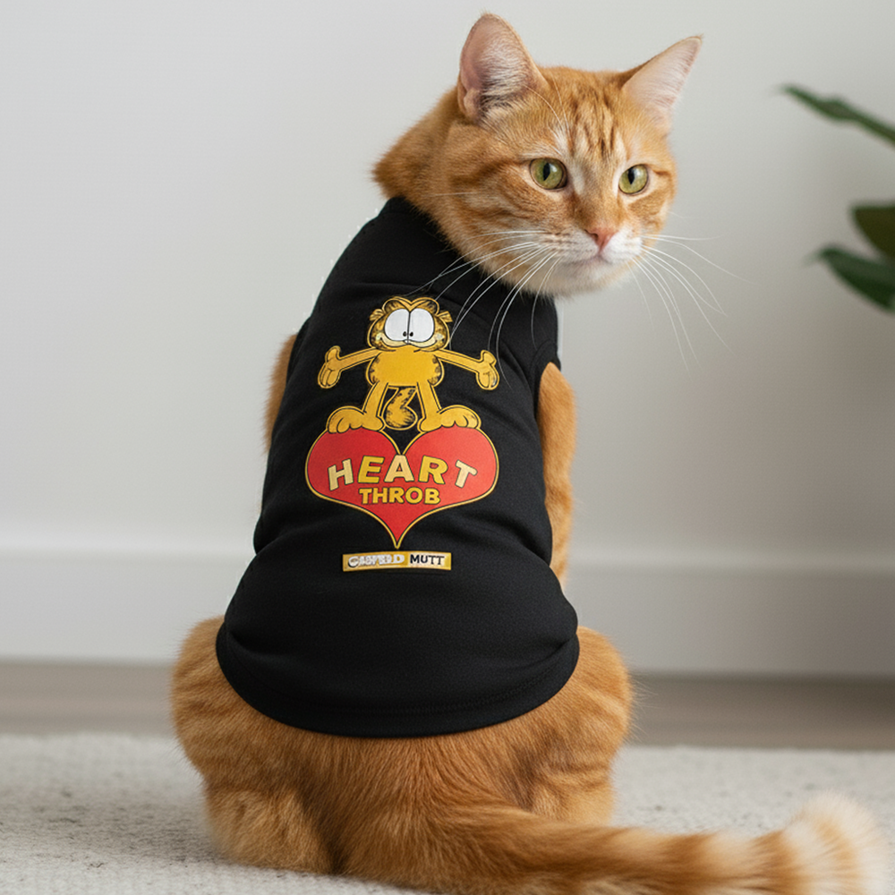 Garfield Heart Throb T-Shirt For Cats