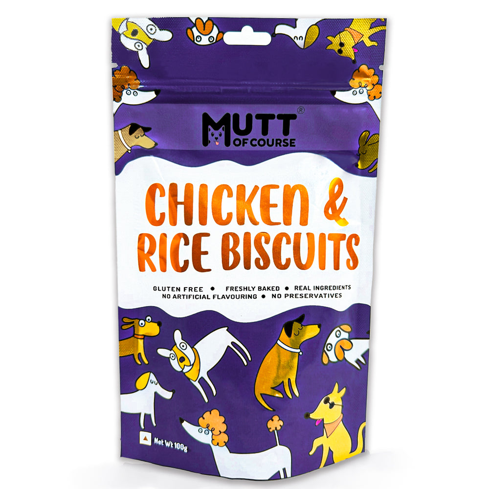 Chicken Rice Biscuits (For Cats And Dogs)