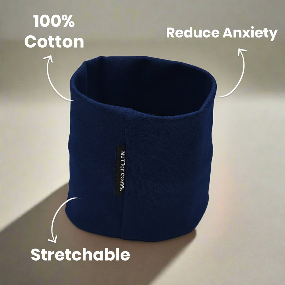 Navy Blue Ear Muff For Cats & Dogs
