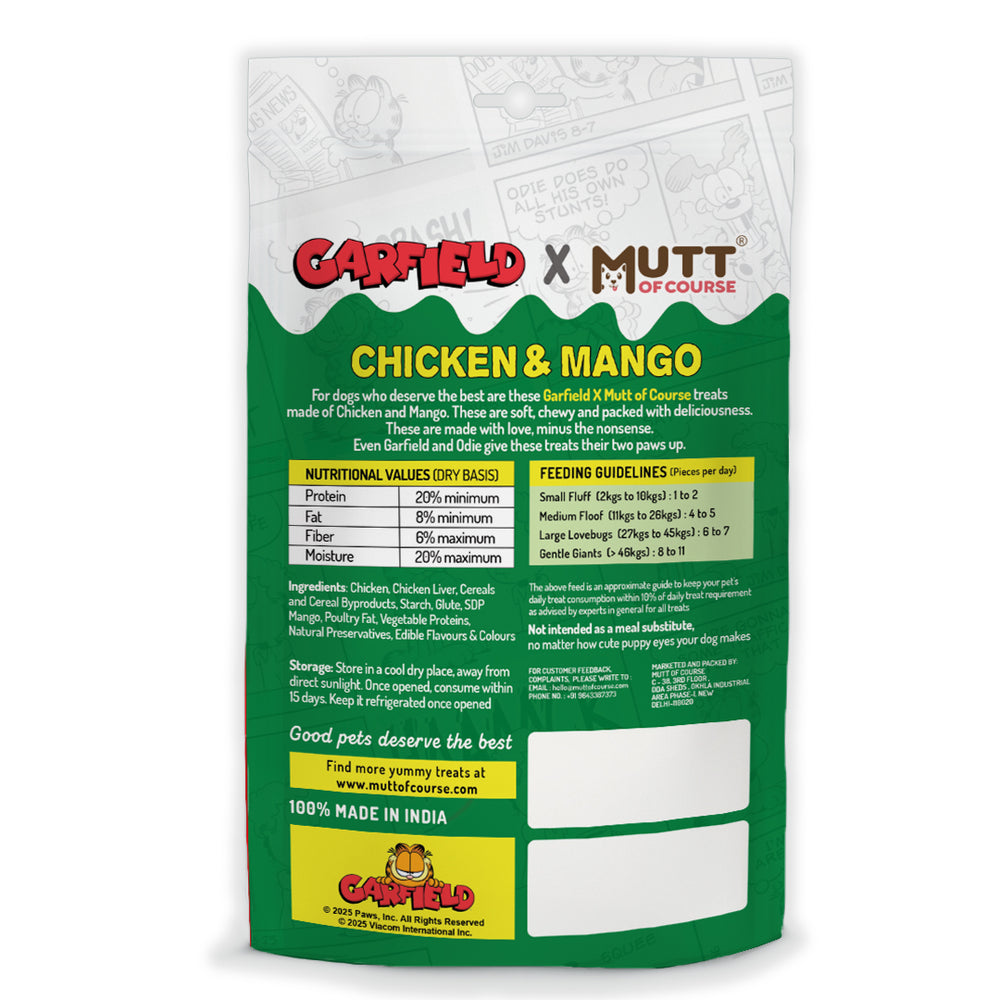 Chicken & Mango Dog Treat Sticks