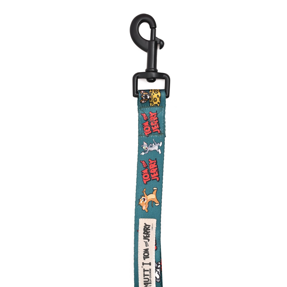 Tom and Jerry X Mutt of Course Happy Green - 8 ft. Long Picnic Leash