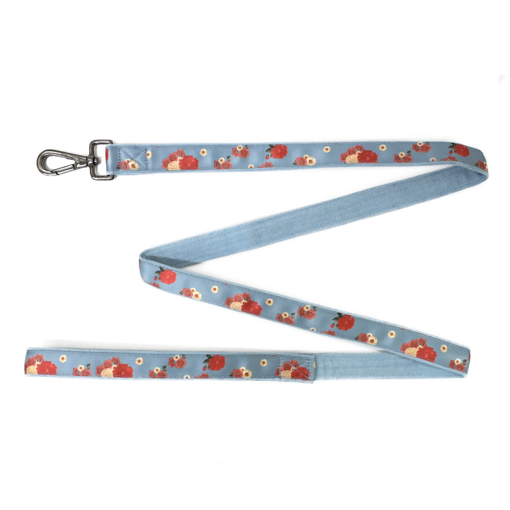 Pawesome Blossom Denim Leash