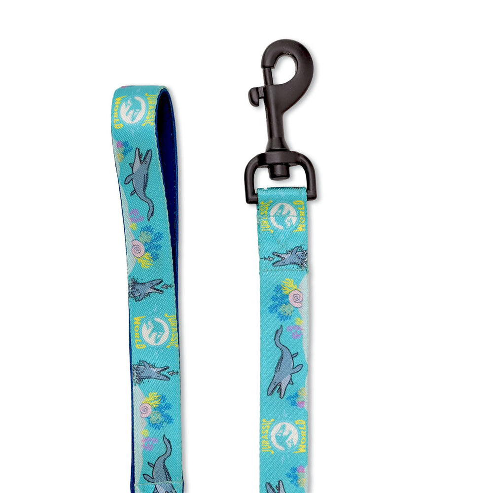 Jurassic Marine Dinos Dog Collar & Leash Set |Ocean Dinosaur Adventure Set for Dogs