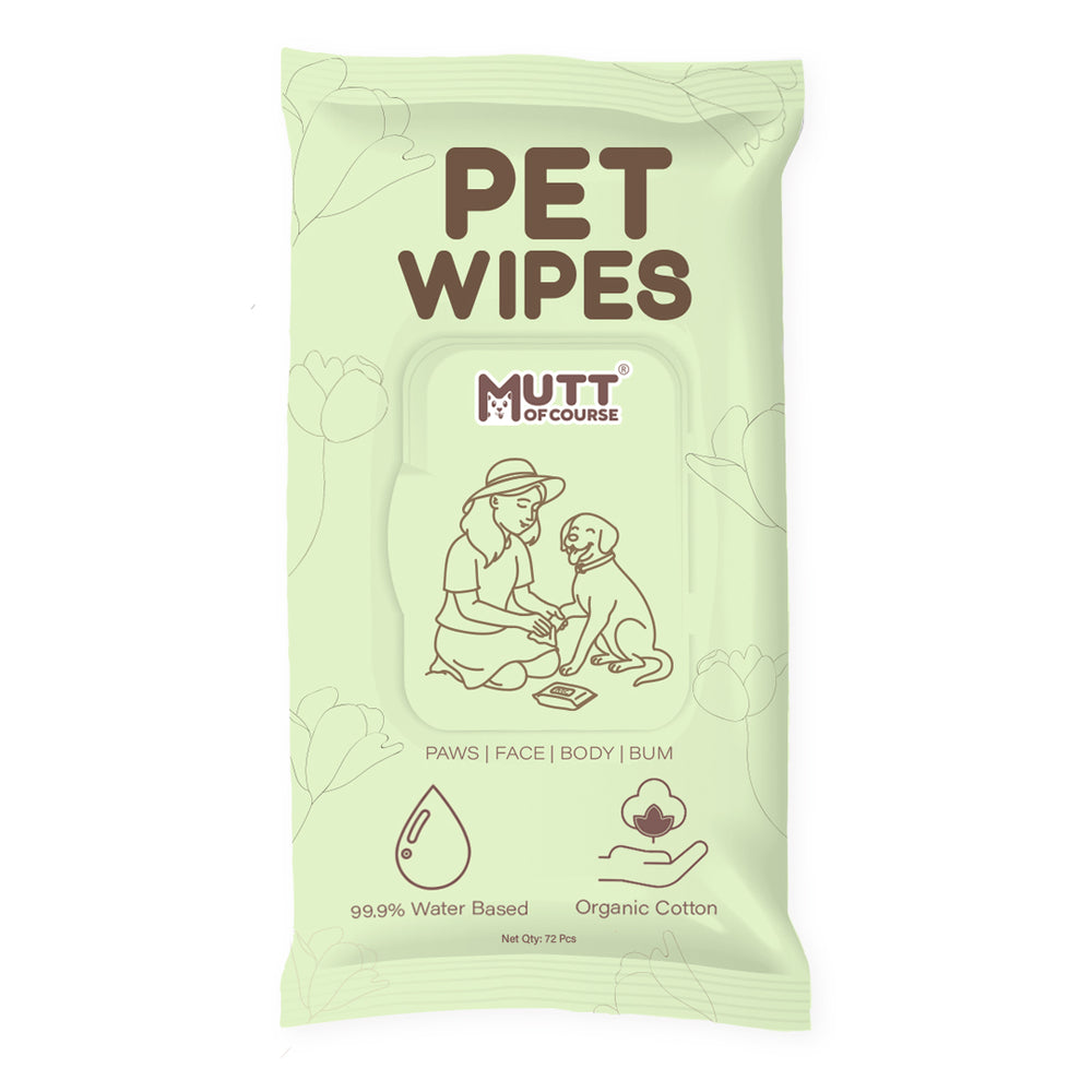 Water-Based Pet Wipes (Large) For Cats & Dogs