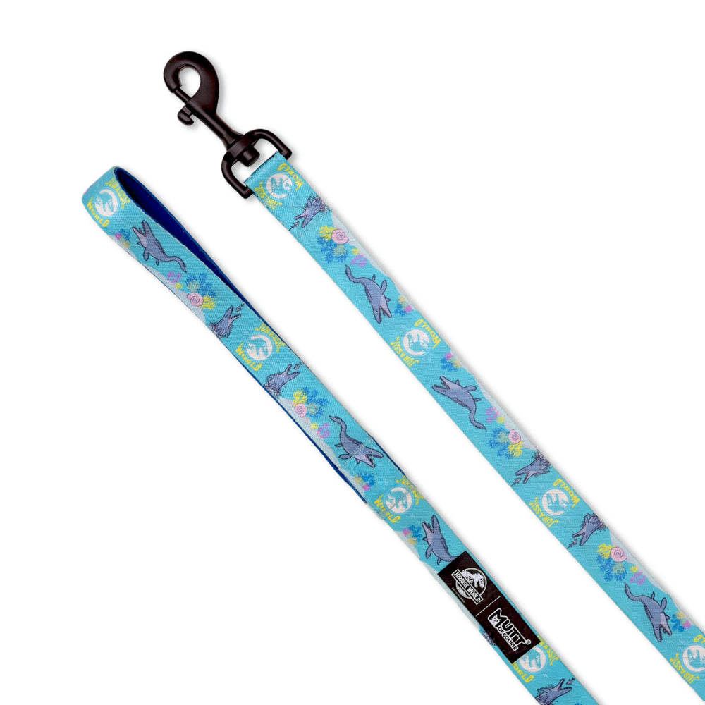 Jurassic Marine Dinos Dog Harness & Leash Set |Ocean Dinosaur Adventure Walking Set for Dogs