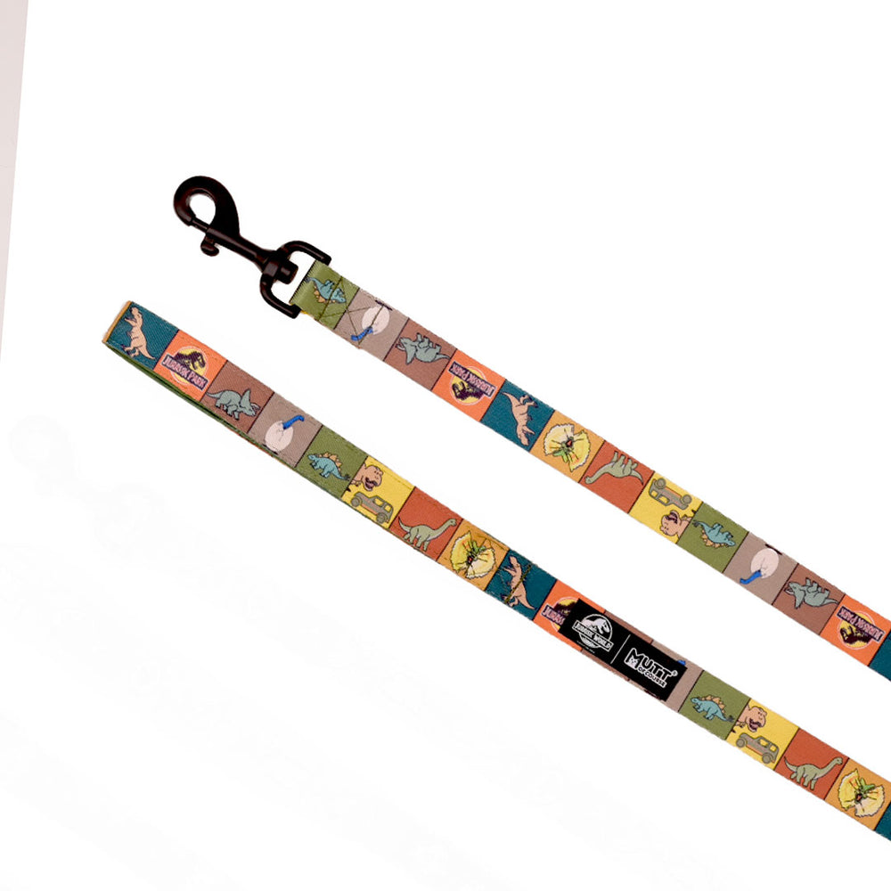 Jurassic Classic Dog Harness & Leash Set | Dinosaur Adventure Walking Set for Dogs