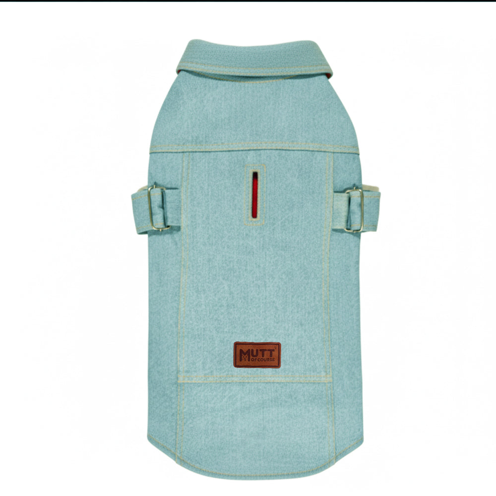 The Stud Denim Dog Jacket