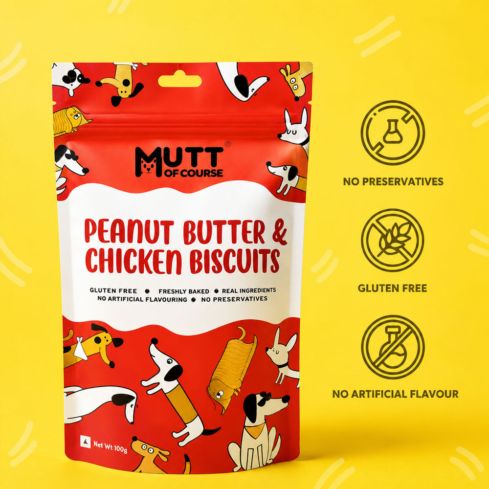 Peanut Butter Chicken Pet Treats (Gluten Free)