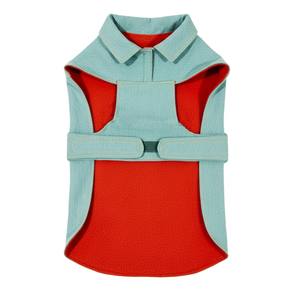 The Stud Denim Dog Jacket