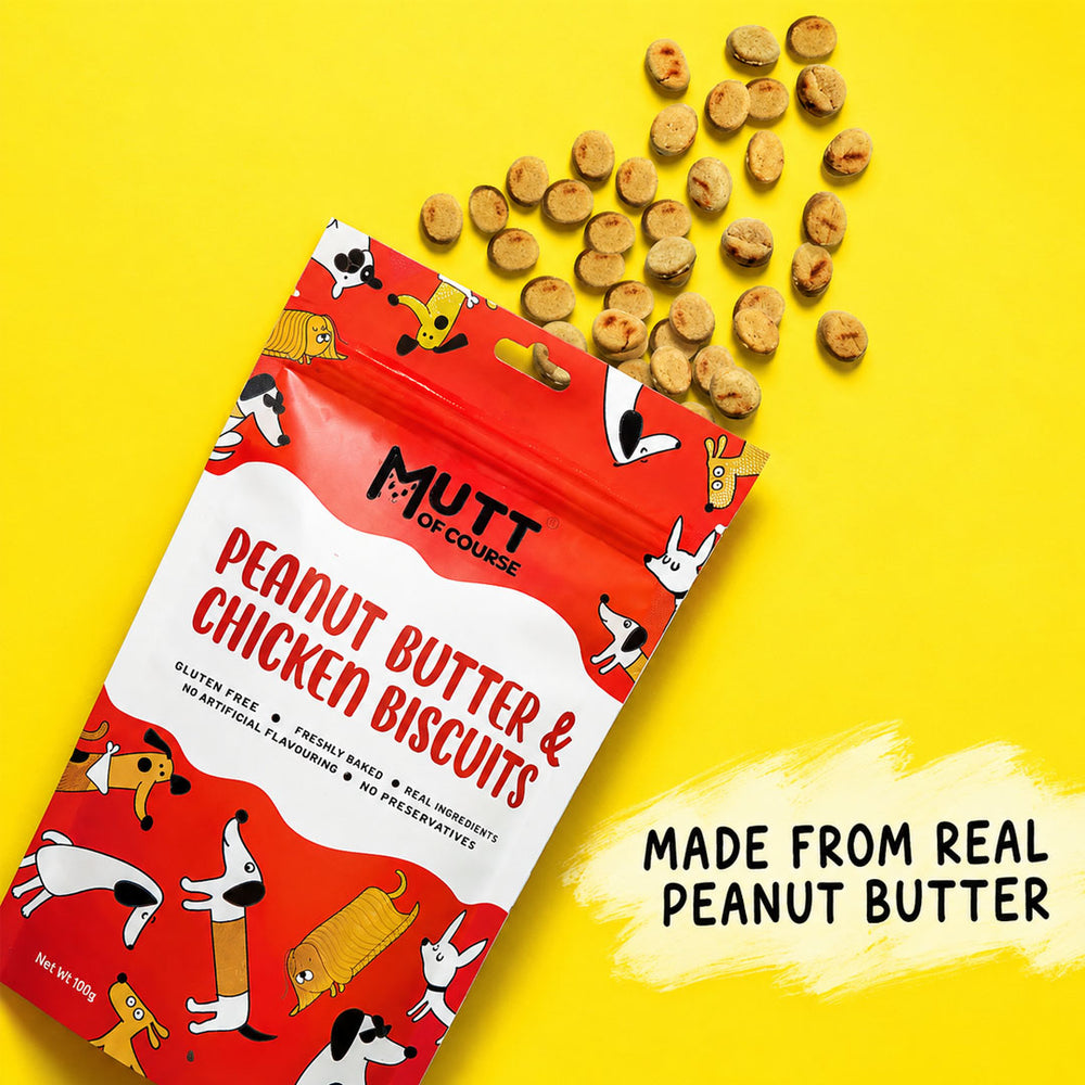 Peanut Butter Chicken Pet Treats (Gluten Free)