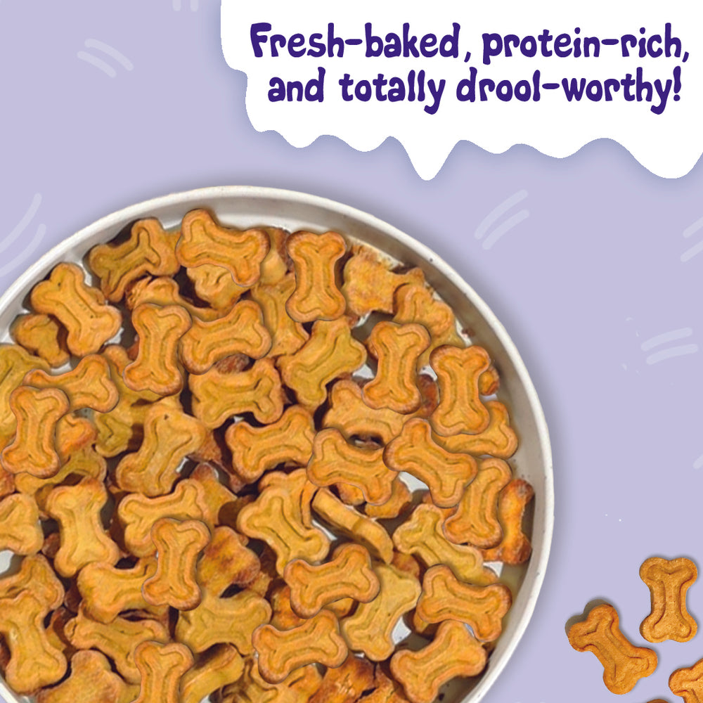 Chicken Rice Biscuits (For Cats And Dogs)