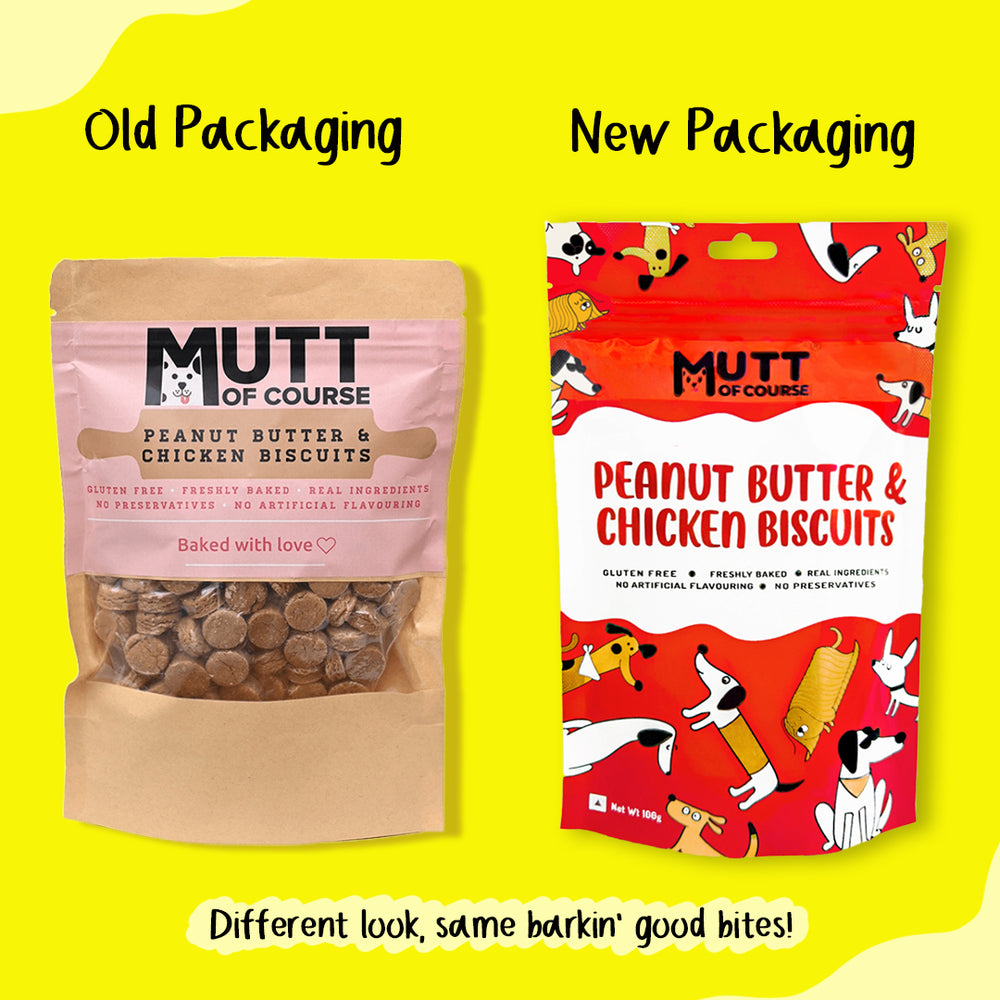 Peanut Butter Chicken Pet Treats (Gluten Free)