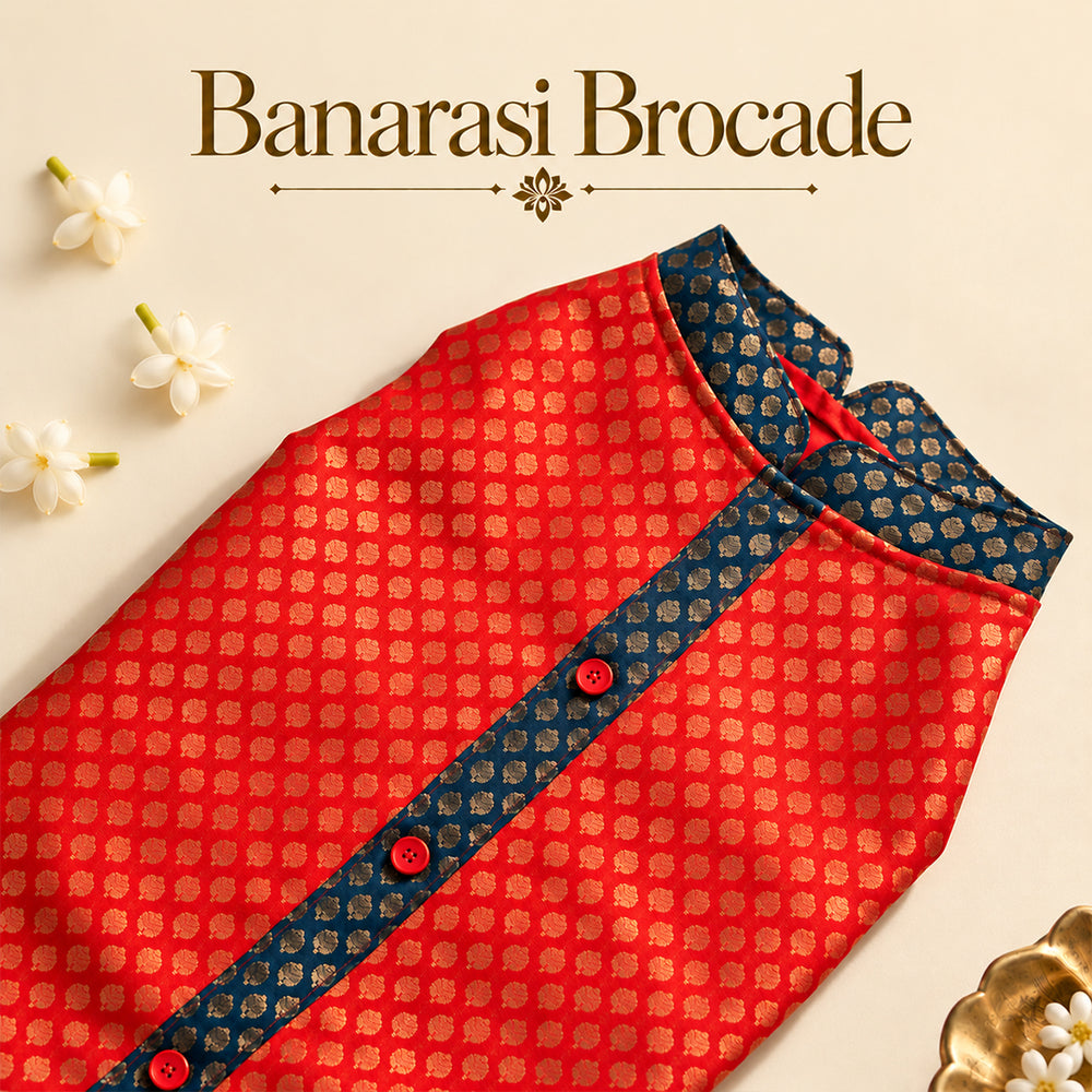 Banarasi Brocade Dog Kurta