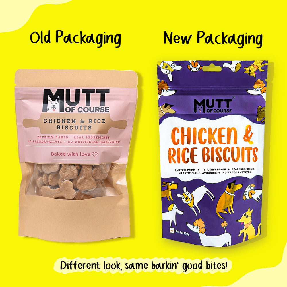 Chicken Rice Biscuits (For Cats And Dogs)