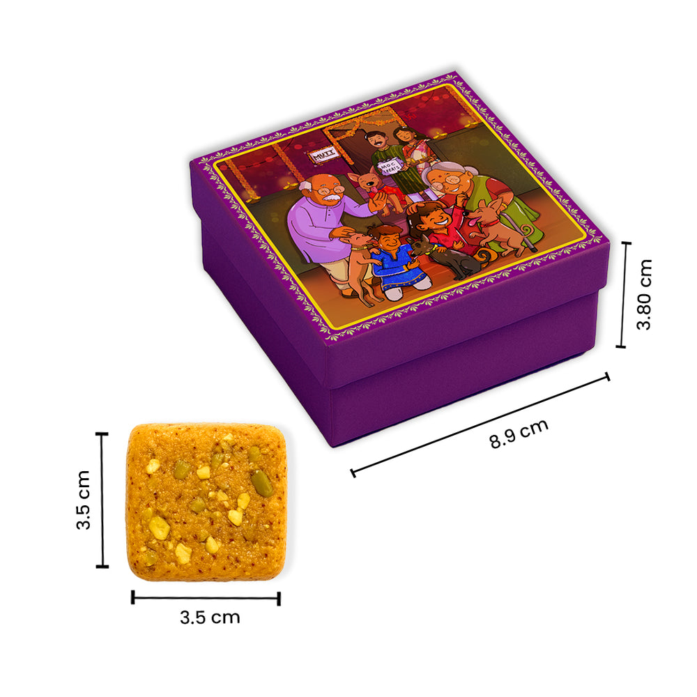 Mithai Barfi For Pets (Without Sugar or Preservatives)