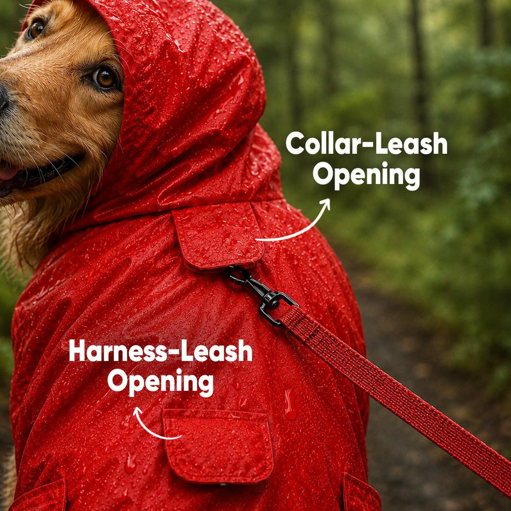 Garfield Rain Defender Red Dog Raincoat