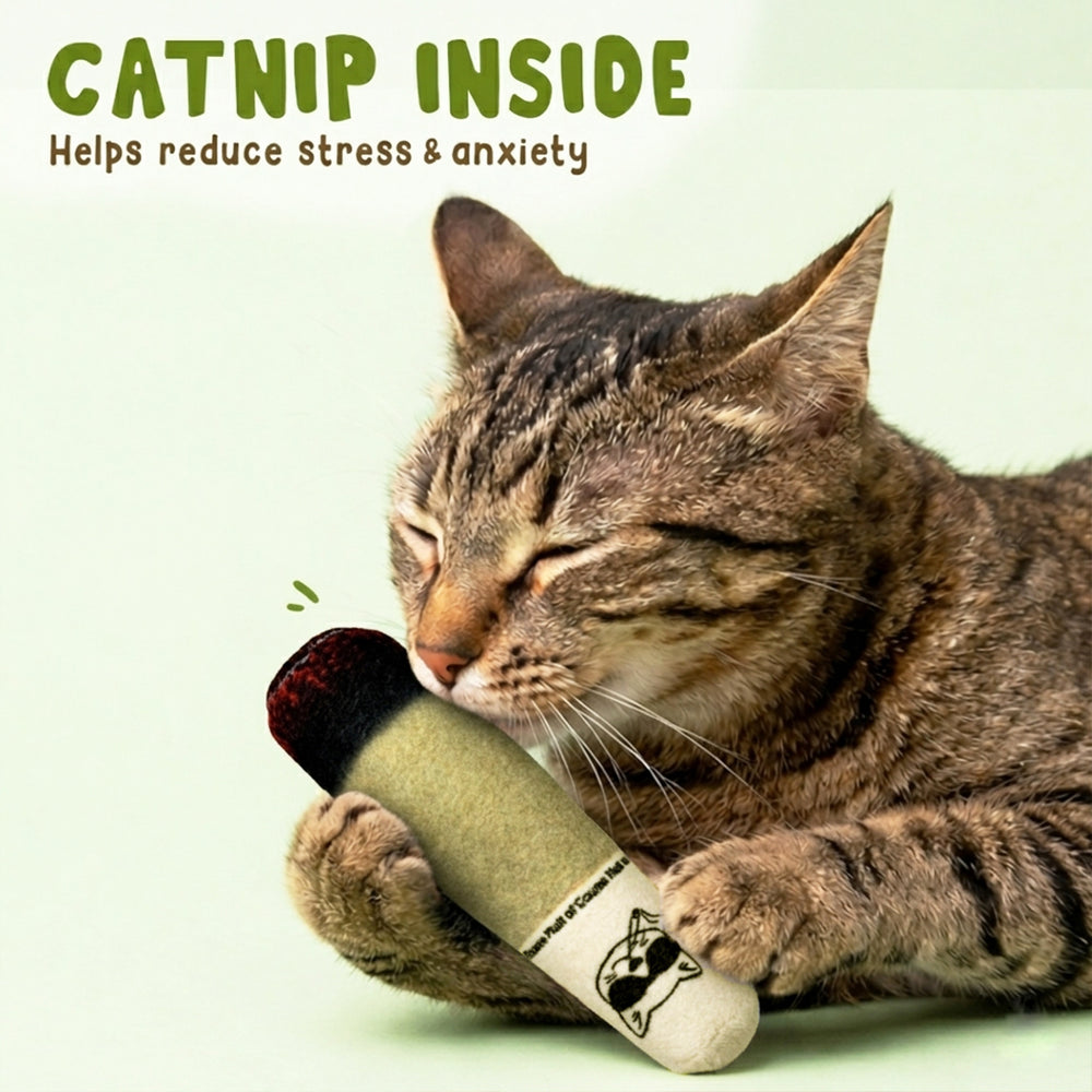 Mutt of Course Joint Catnip Kicker Cat Toy