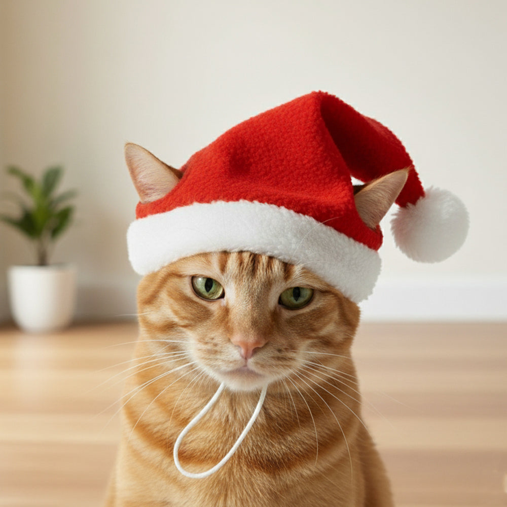Santa Hat For Cats & Puppies