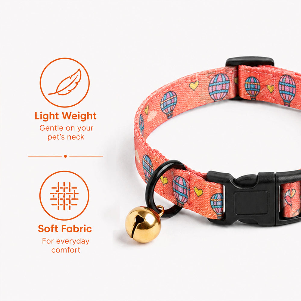 Hot Air Balloon Cat Collar | Comfortable & Durable Cat Collar