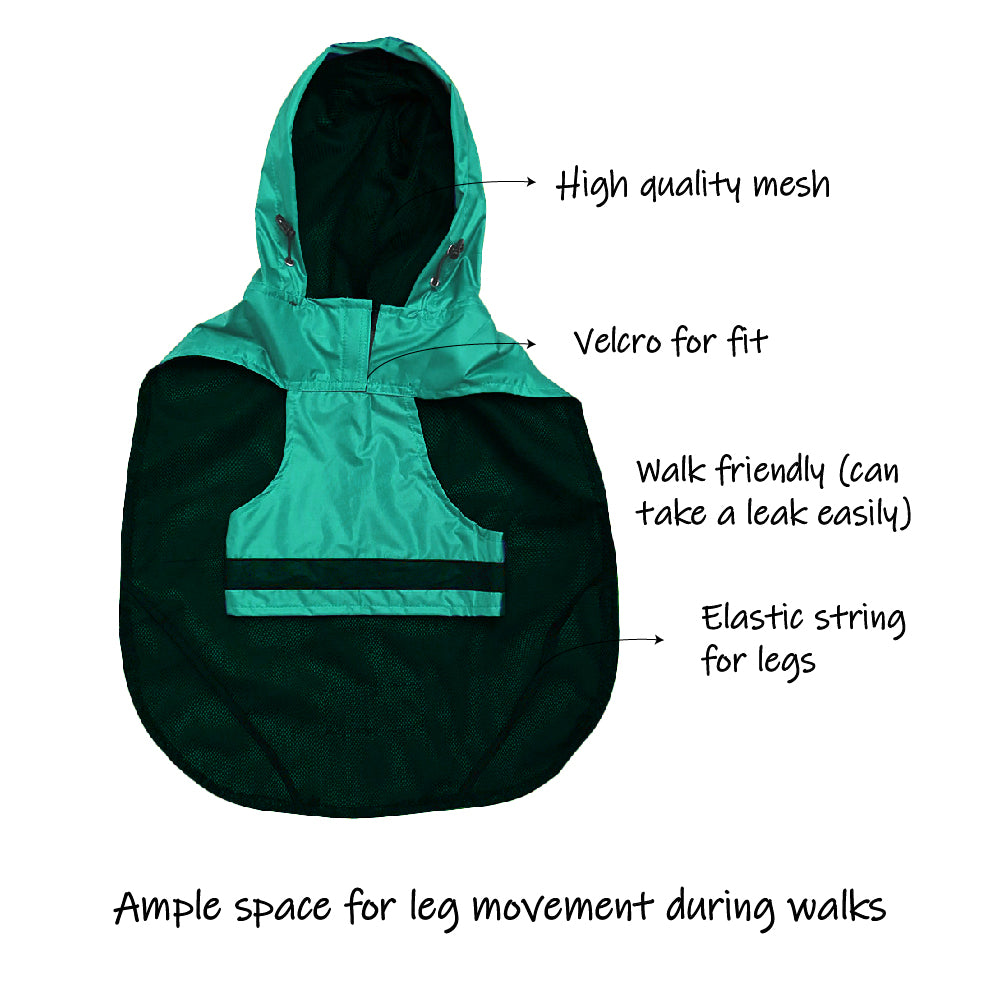 Green Dog Raincoat