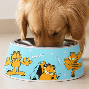 Garfield Poses Dog Bowl