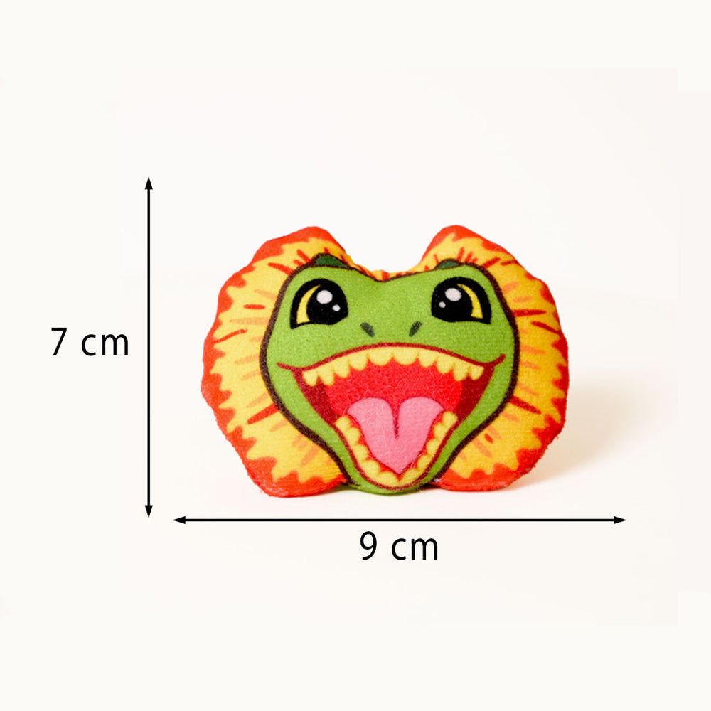 Jurassic Dilophosaurus Catnip Cat Toy | Dinosaur Interactive Toy for Cats