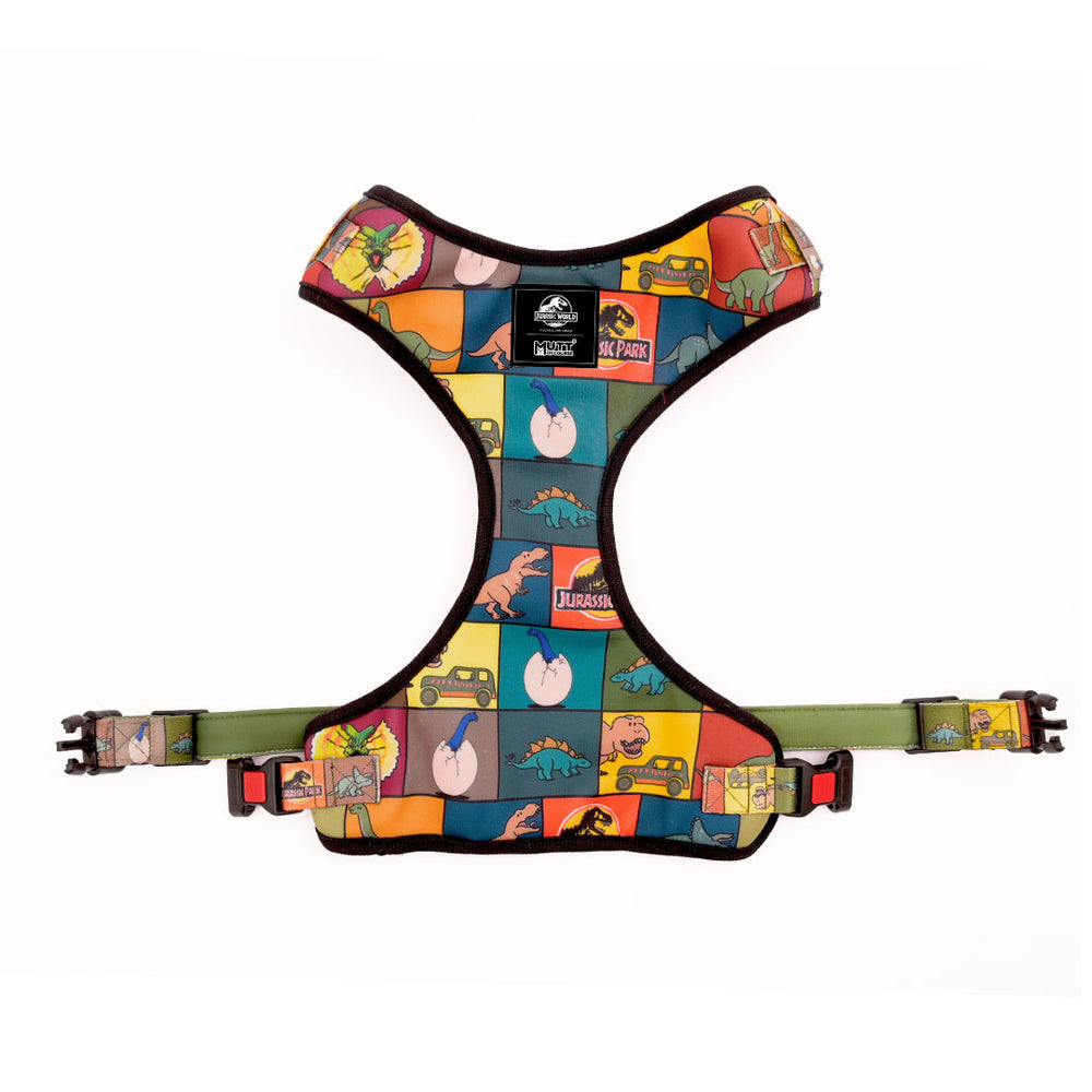 Jurassic Classic Dog Harness | Dinosaur Adventure Harness for Dogs