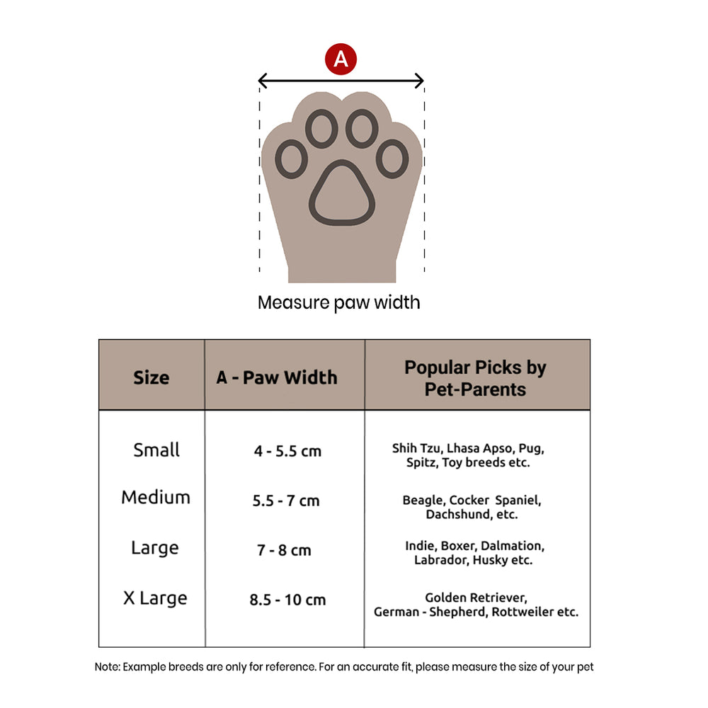 Waterproof Dog Shoes Set of 4  | Anti-Slip Rubber Sole | Adjustable Velcro | Paw Protection Boots for Rain, Hot Pavement, Snow, Indoor & Outdoor Walks