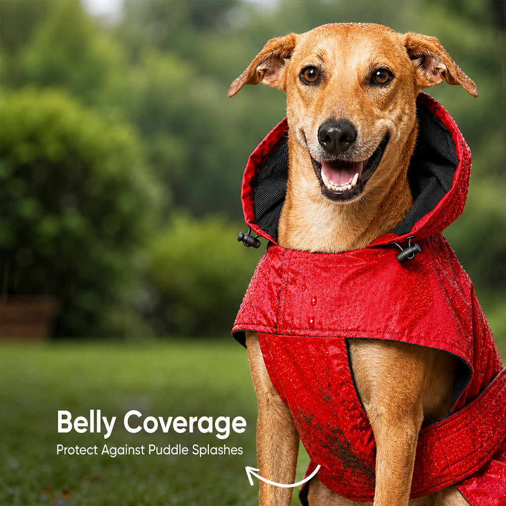 Garfield Rain Defender Red Dog Raincoat