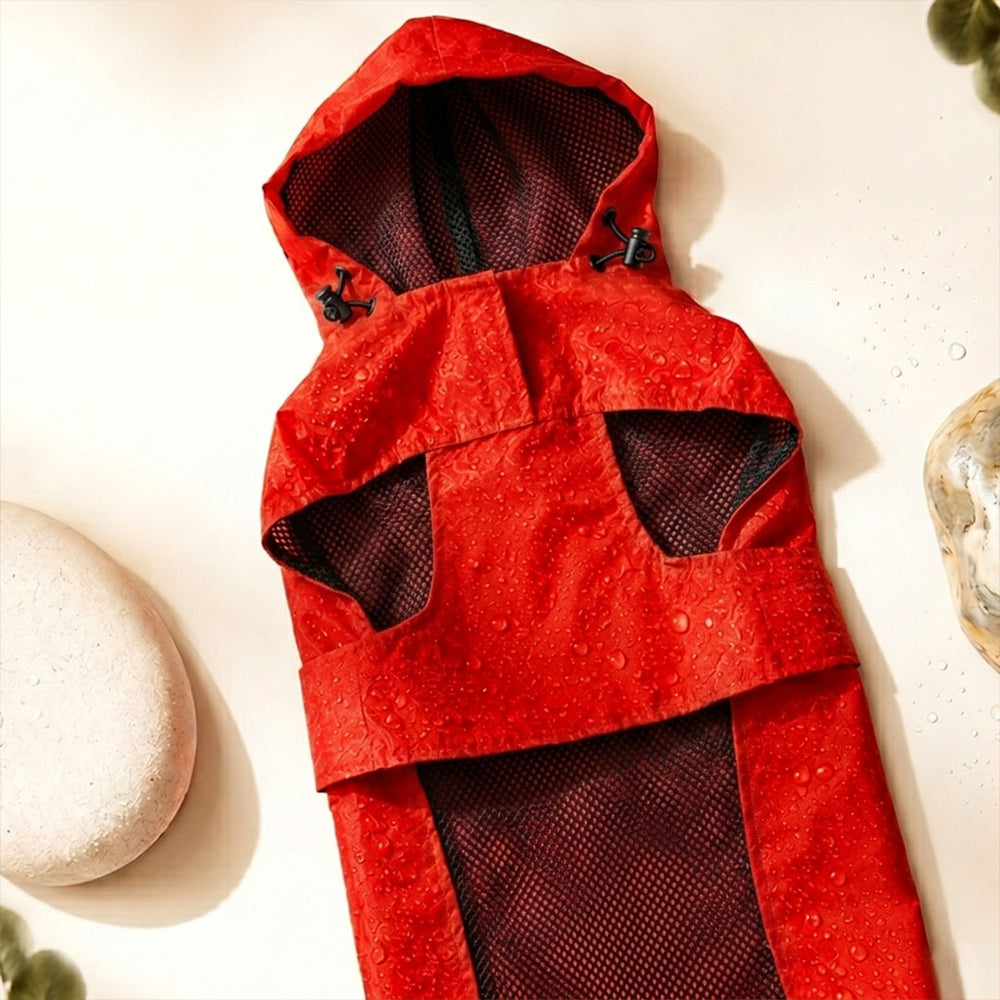 Garfield Rain Defender Red Dog Raincoat