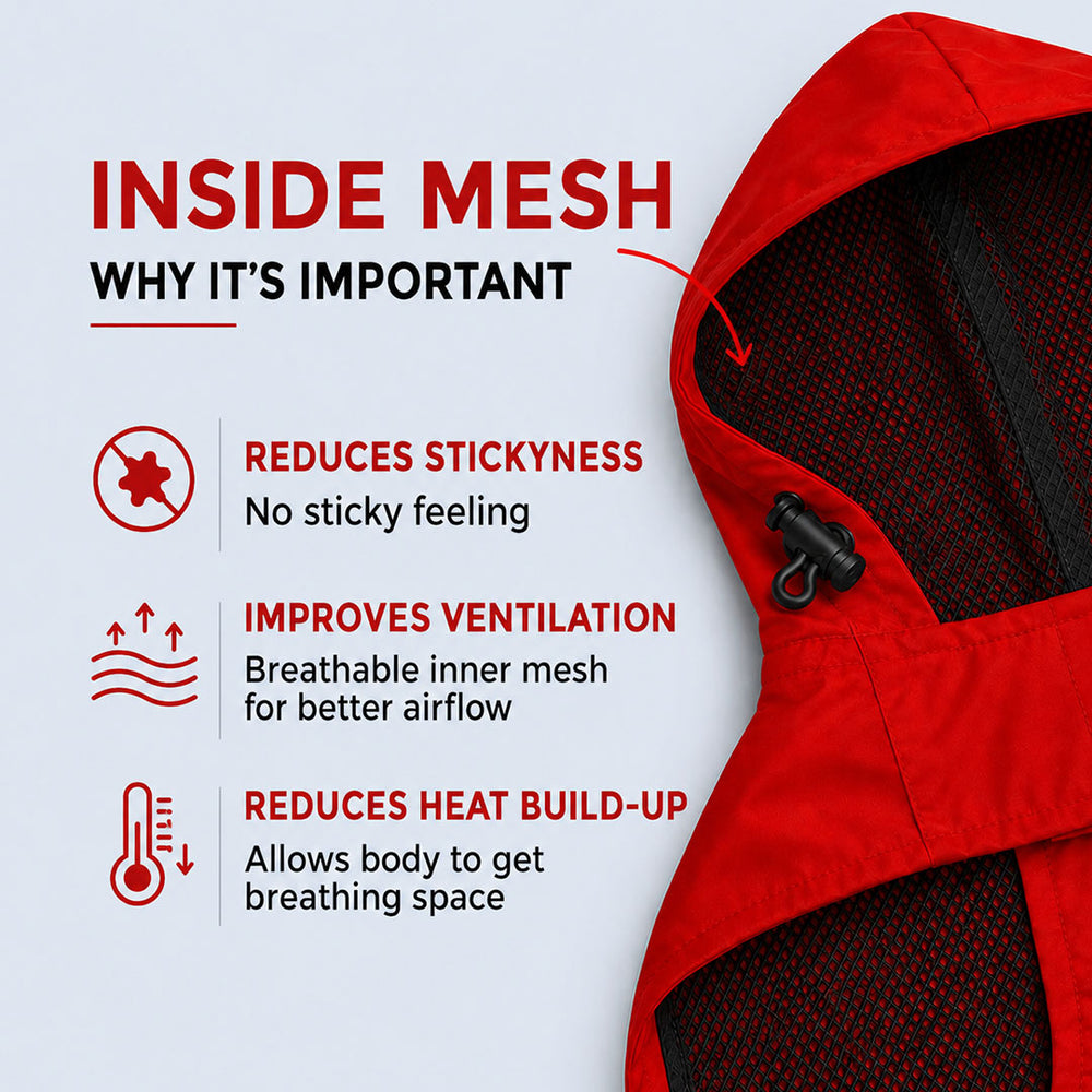 Garfield Rain Defender Red Dog Raincoat