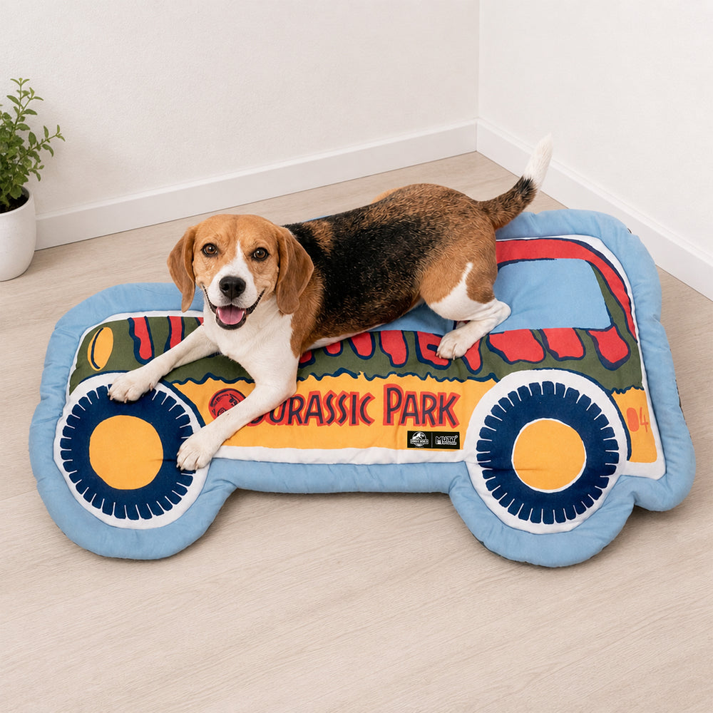 Jurassic Explorer Adventure Mat for Dogs | Dinosaur Travel & Comfort Mat