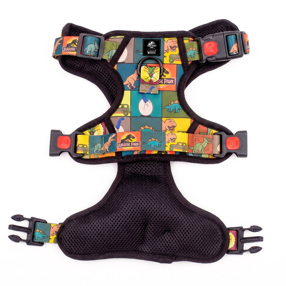 Jurassic Classic Ruff N Tuff Dog Harness – Dinosaur Adventure Strength Harness for Dogs