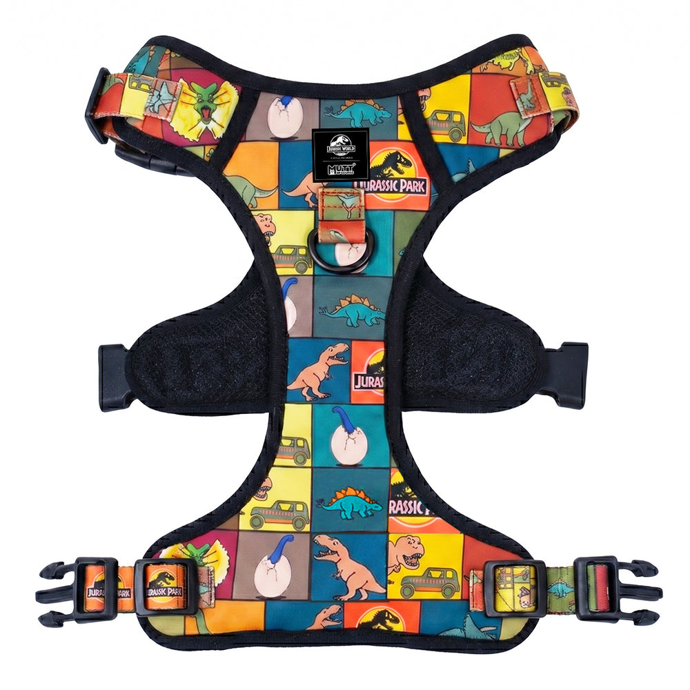 Jurassic Classic Ruff N Tuff Dog Harness – Dinosaur Adventure Strength Harness for Dogs