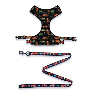 Royal Indian Tiger Vest Harness + Leash Set