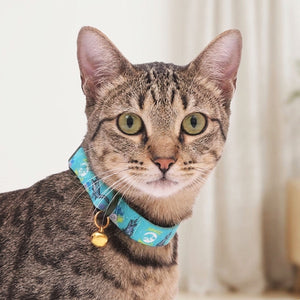 Jurassic Marine Dino Cat Collar