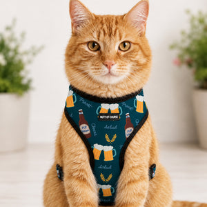 Beers N' Cheers Vest Harness For Cats and Dogs