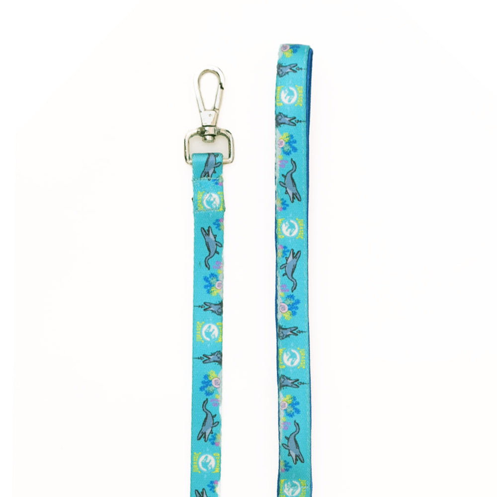 Jurassic Marine Dino Cat Leash | Ocean Dinosaur Adventure Leash for Cats