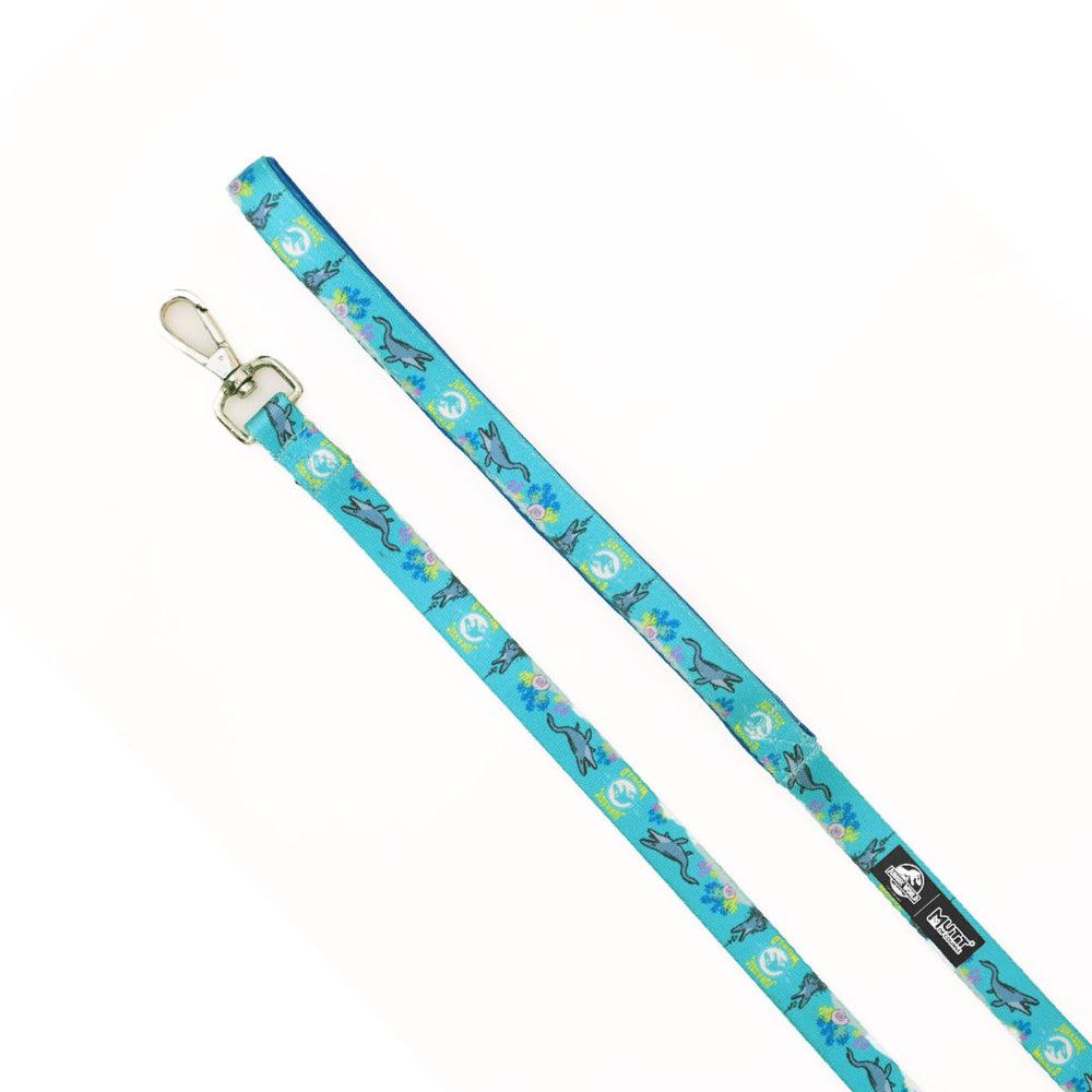 Jurassic Marine Dino Cat Leash | Ocean Dinosaur Adventure Leash for Cats