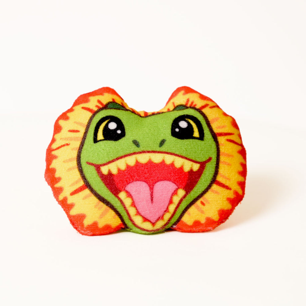 Jurassic Dilophosaurus Catnip Cat Toy | Dinosaur Interactive Toy for Cats