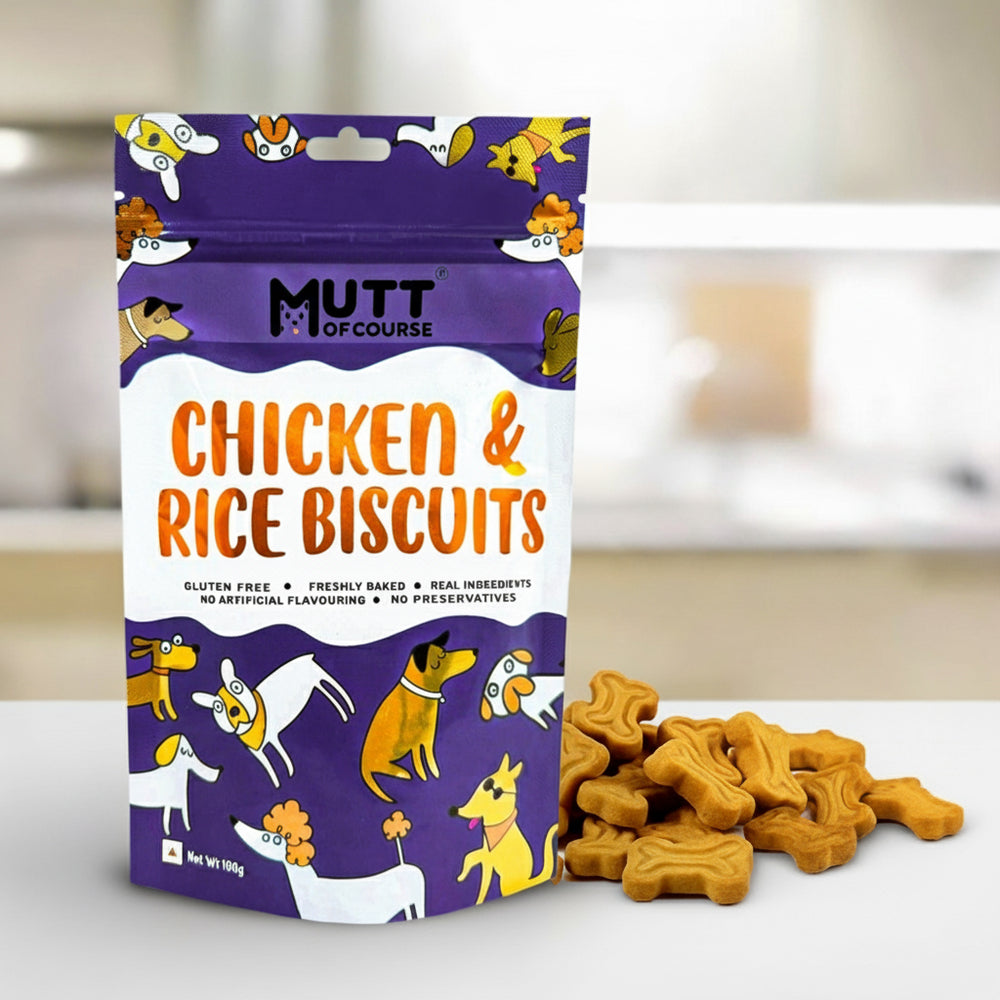 Chicken Rice Biscuits (For Cats And Dogs)