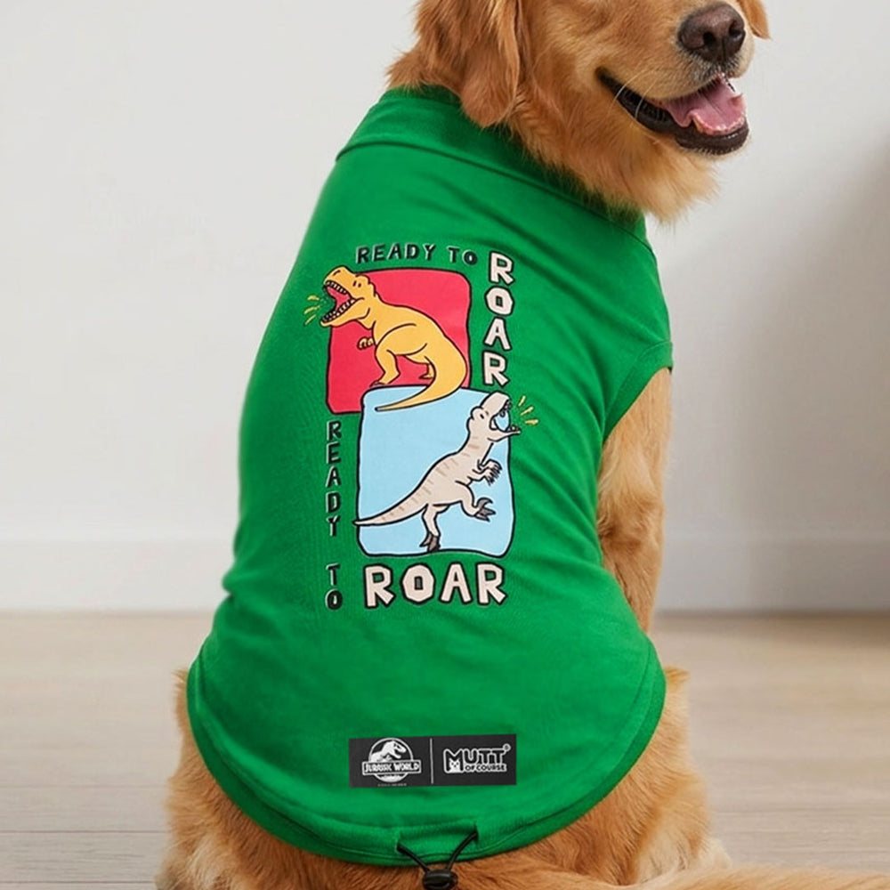 Jurassic Ready to Roarr Dog T-Shirt