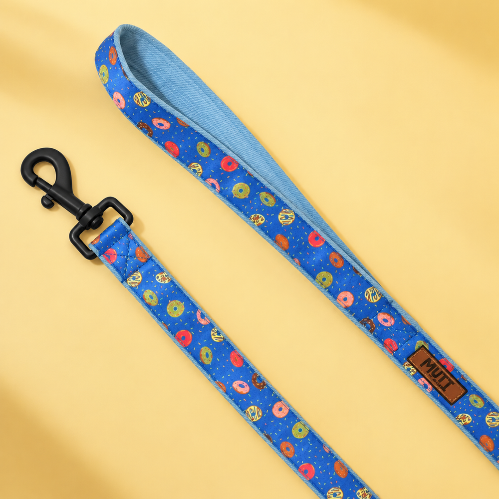 Raining Donuts Denim Leash