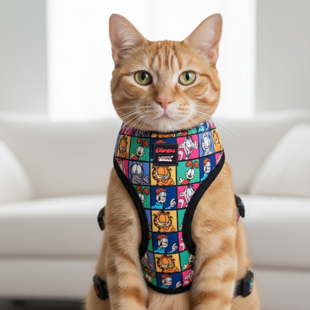 Garfield Gang Vest Harness For Cats (2XS)
