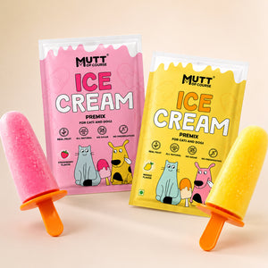 Duo Delight: Mango & Strawberry Ice Cream Premix for Cats & Dogs (Pet Nutritionist Approved)