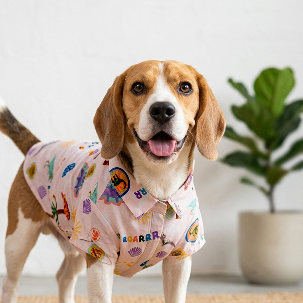 Jurassic Roarr Dog Shirt
