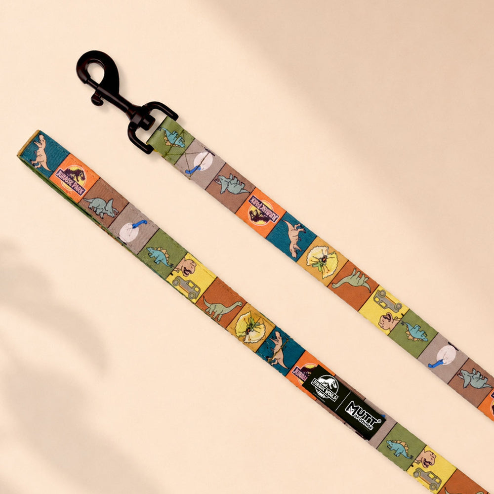 Jurassic Classic Dinosaur Dog Leash | Premium Adventure Walking Leash for Dogs