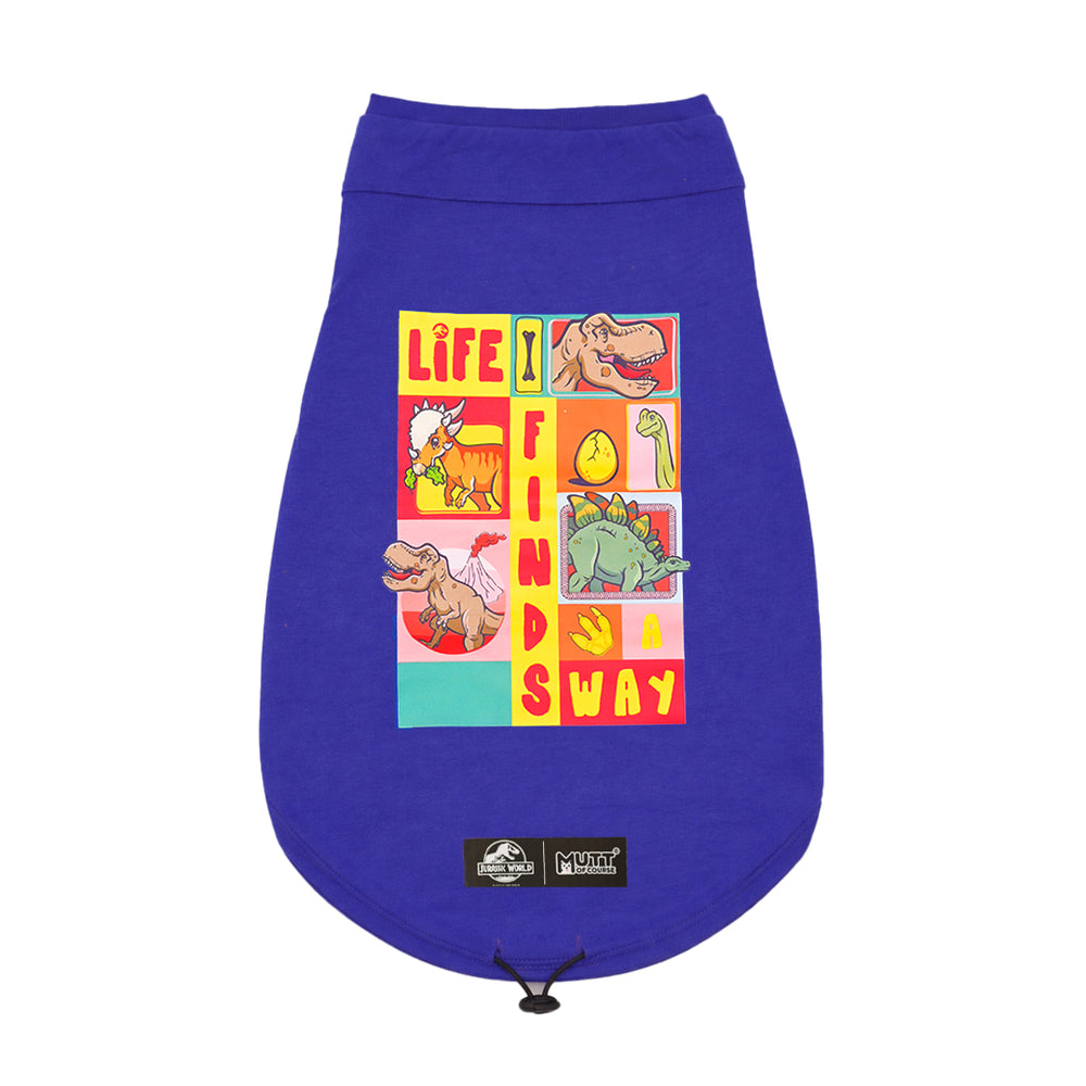 Jurassic Life Finds a Way Cat T-Shirt