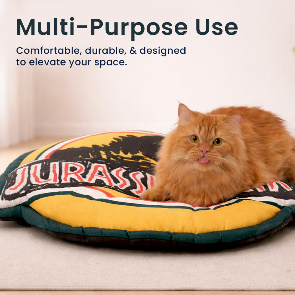 Jurassic Park Cushioned Mat for Dogs | Dinosaur Travel & Rest Mat