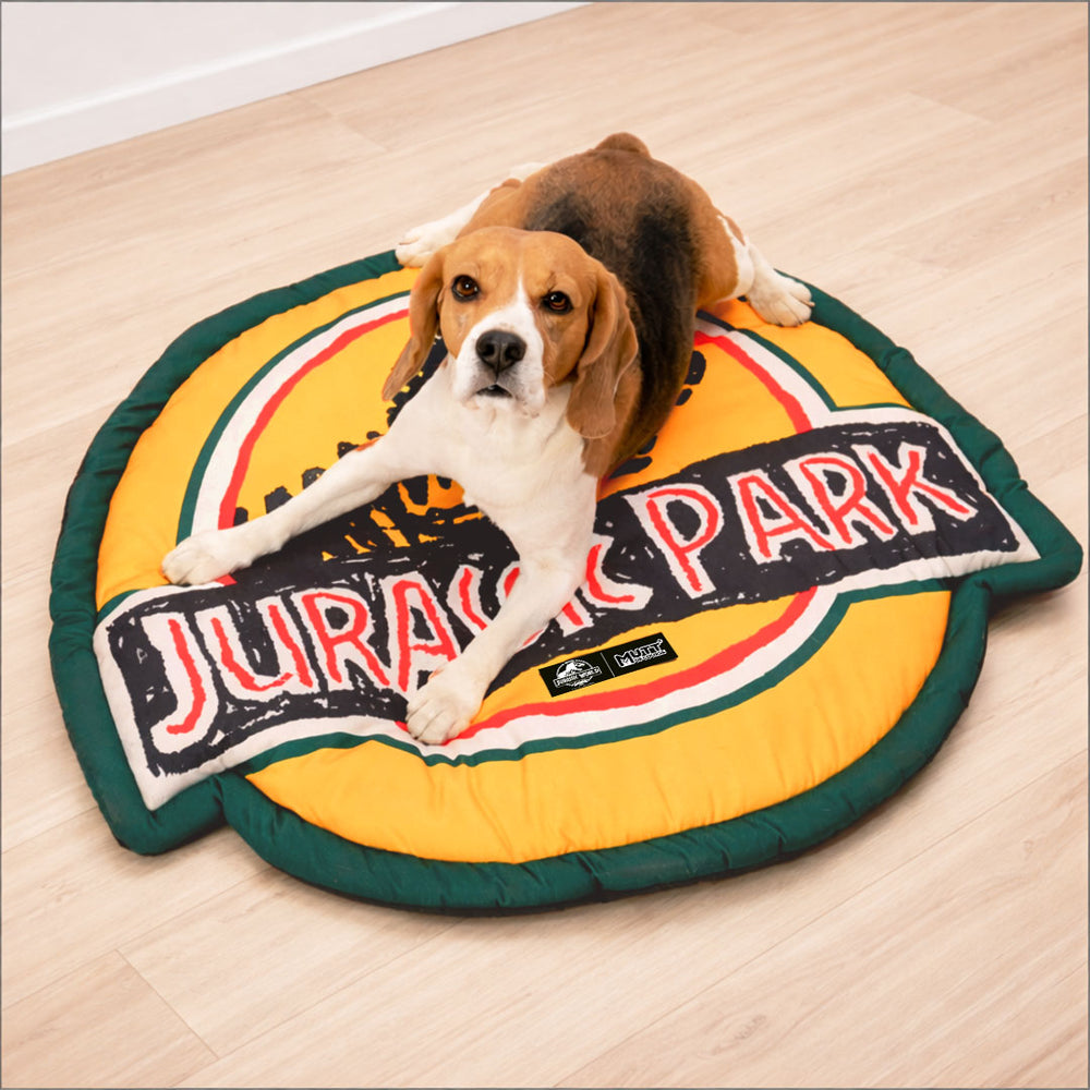 Jurassic Park Cushioned Mat for Dogs | Dinosaur Travel & Rest Mat